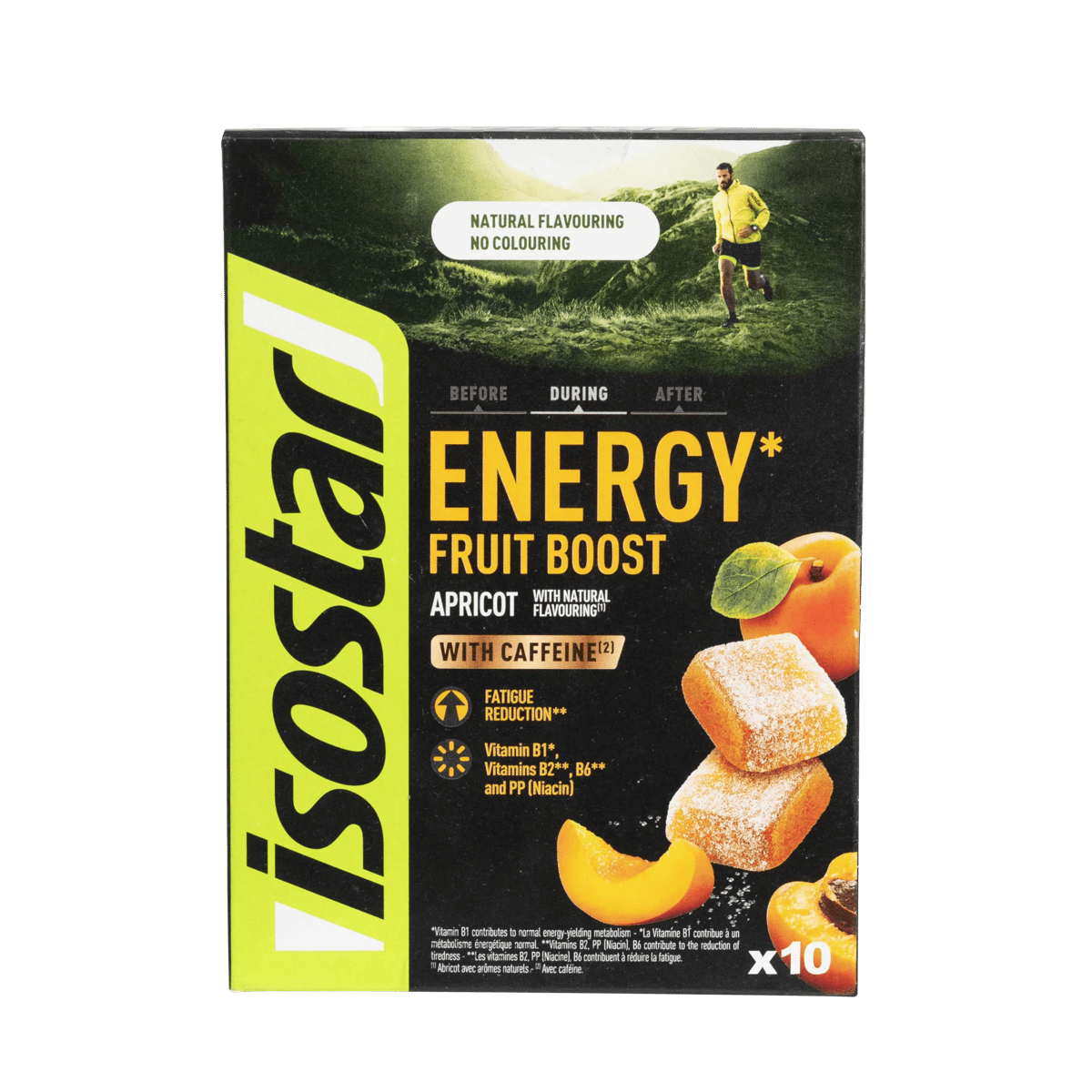 Isostar Energy Boost Apricot 10X10g