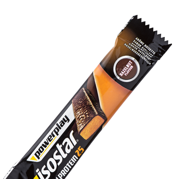 Packshot_Isostar Protein Riegel_Haselnuss_Proteinriegel