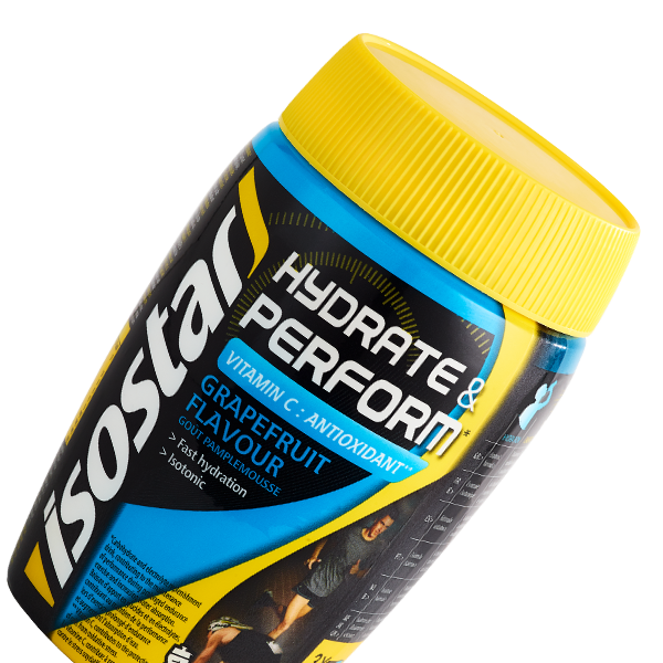 Packshot_Isostar_Hydrate&Perform Pulver_Grapefruit_Sportgetränk