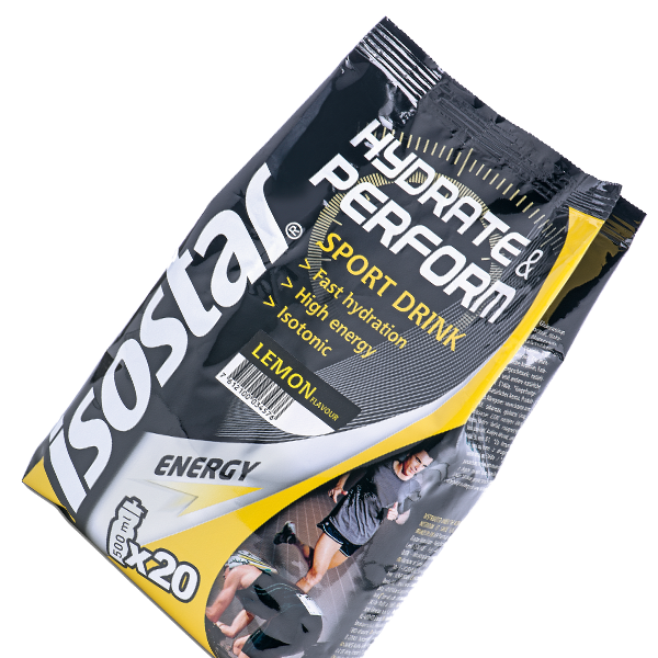 Packshot_Isostar_Hydrate&Perform Pulver_Lemon_Sportgetränk