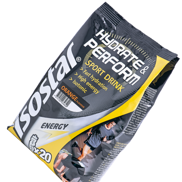 Packshot_Isostar_Hydrate&Perform Pulver_Orange_Sportgetränk