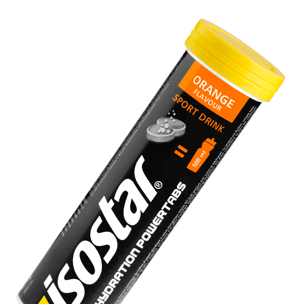 Packshot_Isostar_Powertabs_1x_Orange_Sportgetränk