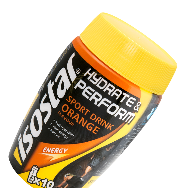 Packshot_Isostar_Hydrate&Perform Pulver_Orange_Sportgetränk