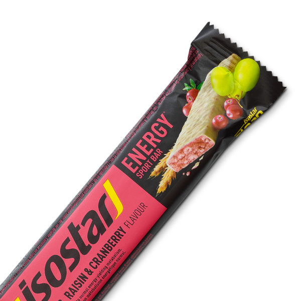 Packshot_Isostar_Energieriegel_Raisin_Cranberry_Sportriegel