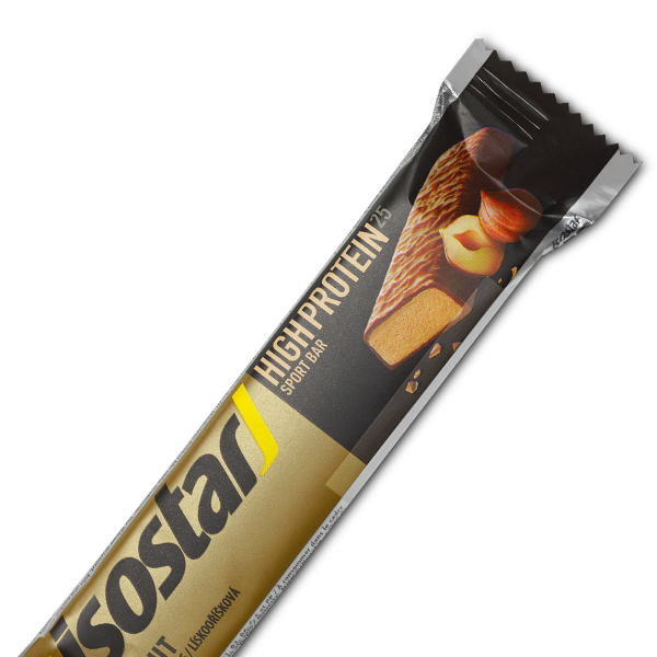 Packshot_Isostar Protein Riegel_Haselnuss_Proteinriegel