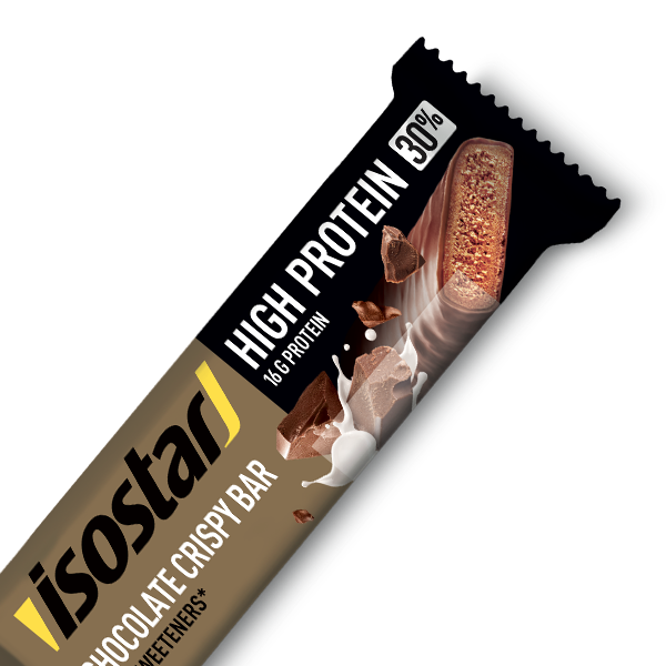 Isostar High Protein 30% Riegel Chocolate Crispy 5x