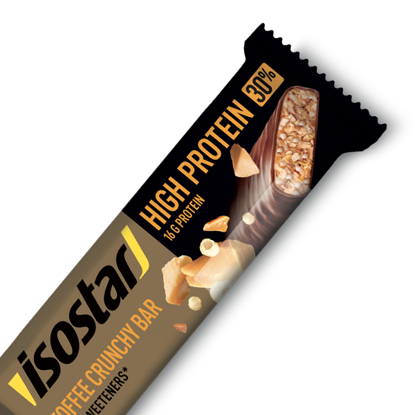 Isostar High Protein 30% Riegel Toffee Crunchy