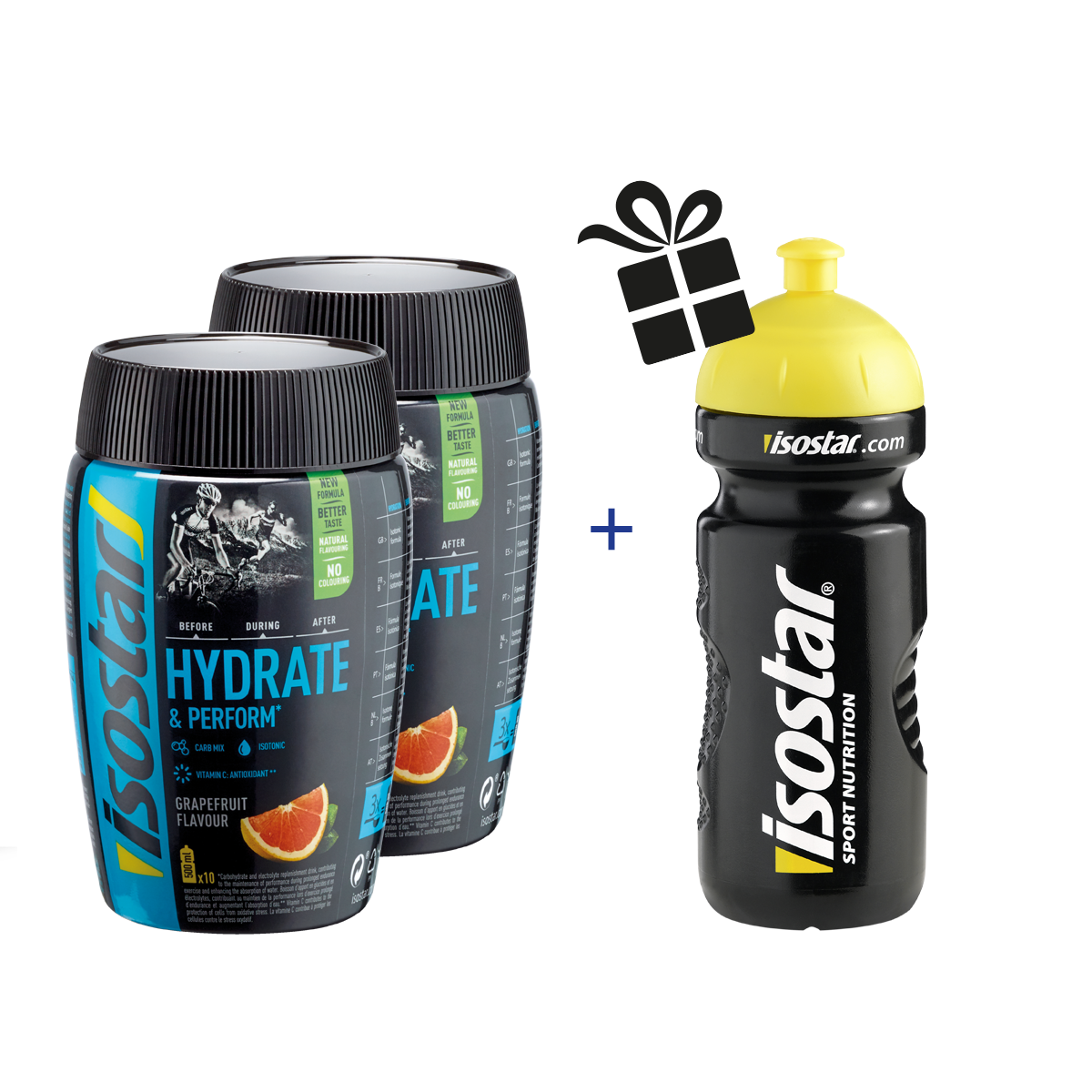 Isostar Set Grapefruit avec Hydrate&Perform - Boisson sportive