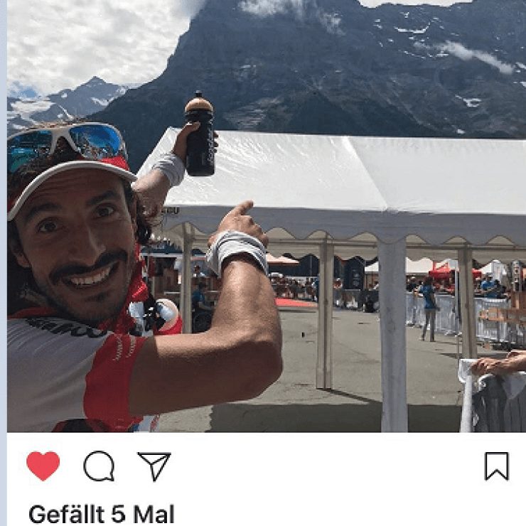 2. Platz am Eiger Trail