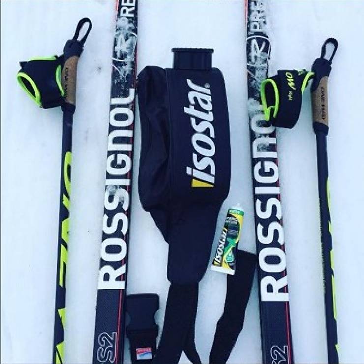 Entraînement pour le marathon à ski de l’Engadine