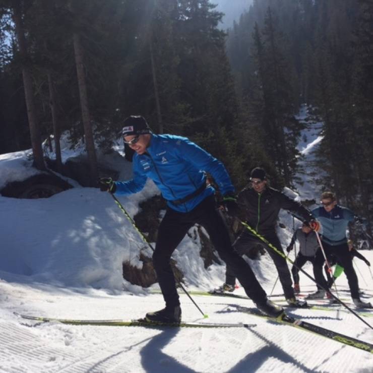 Journée ski de fond Isostar avec les gagnants du concours