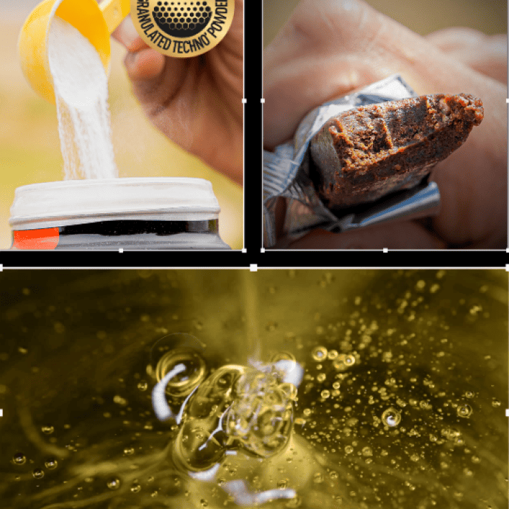 3 textures et des goûts légers à moduler pendant l'effort 