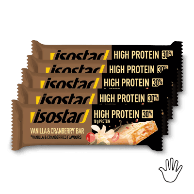 Iso HighProtein Bar Vanilla&Cranberry Set 5x